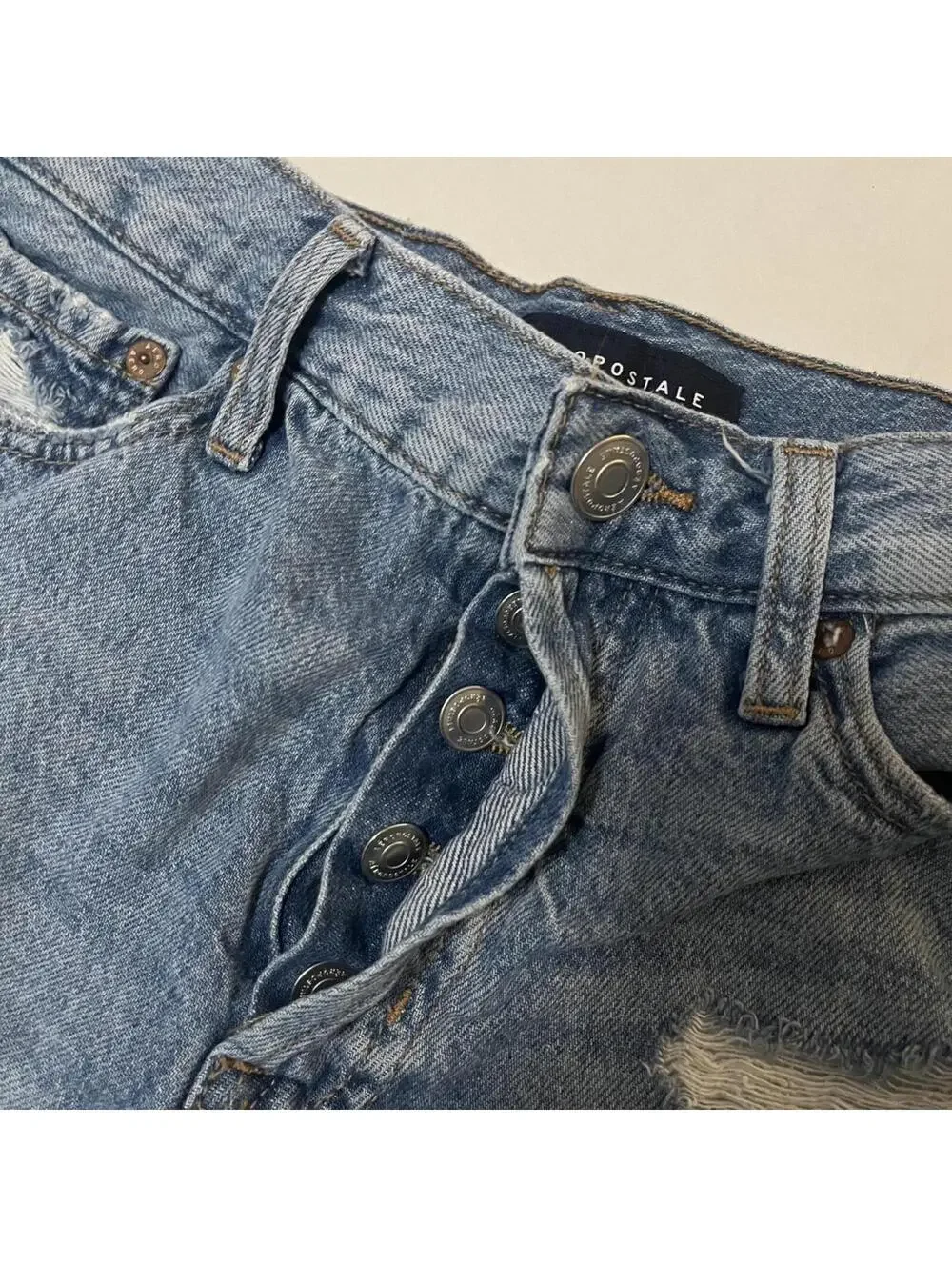 aeropostale denim mini shorts - Picture 8 of 8